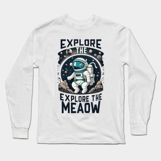 explore the meaw Long Sleeve T-Shirt